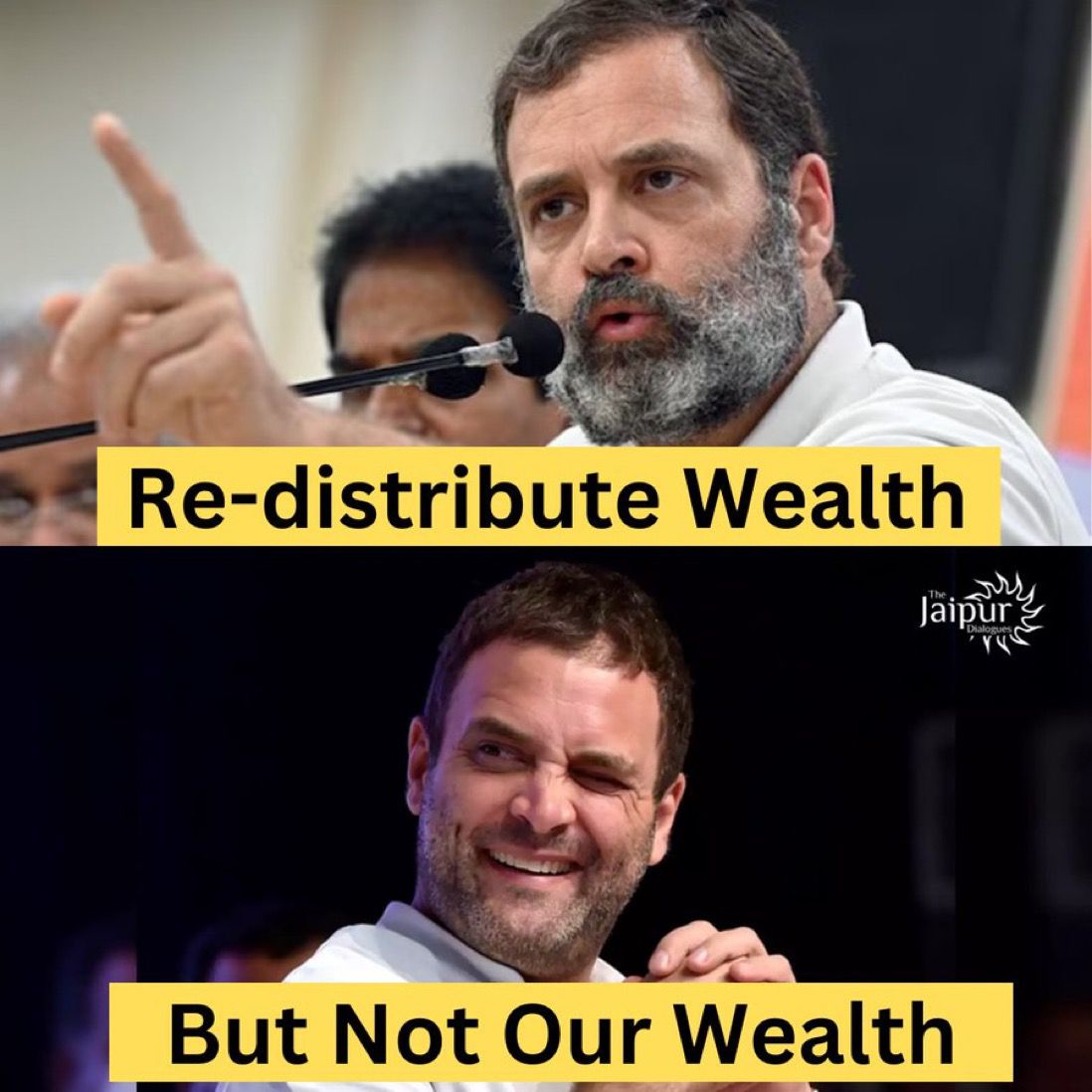 Sab aapas mein baant lo, hamara kuch nahi milega!